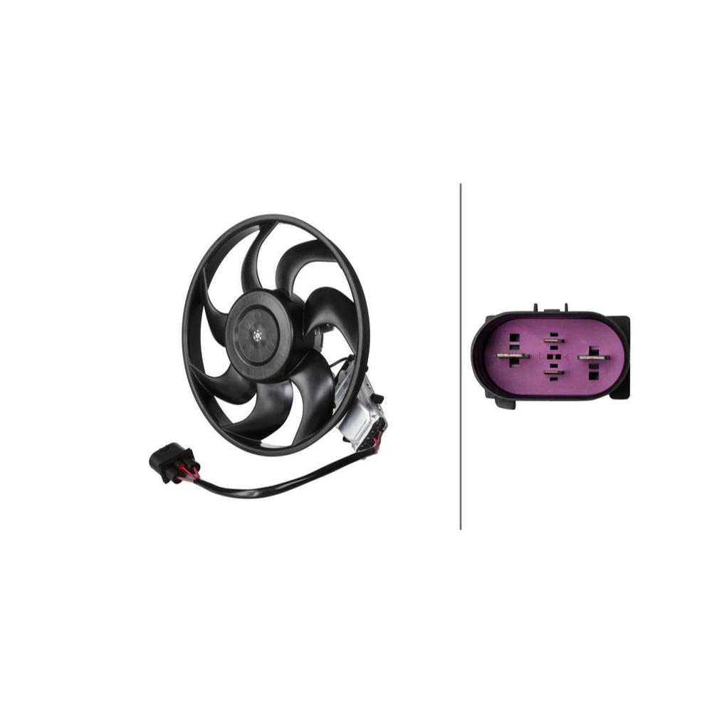 Hella Fan Motoru Sol Vw Touareg - Audi Q7 - Porsche Cayenne BKS-BUN-BUG-CASA-CJGD-CLZB 2.5 TDI-3.0 TDI 7L0959455F