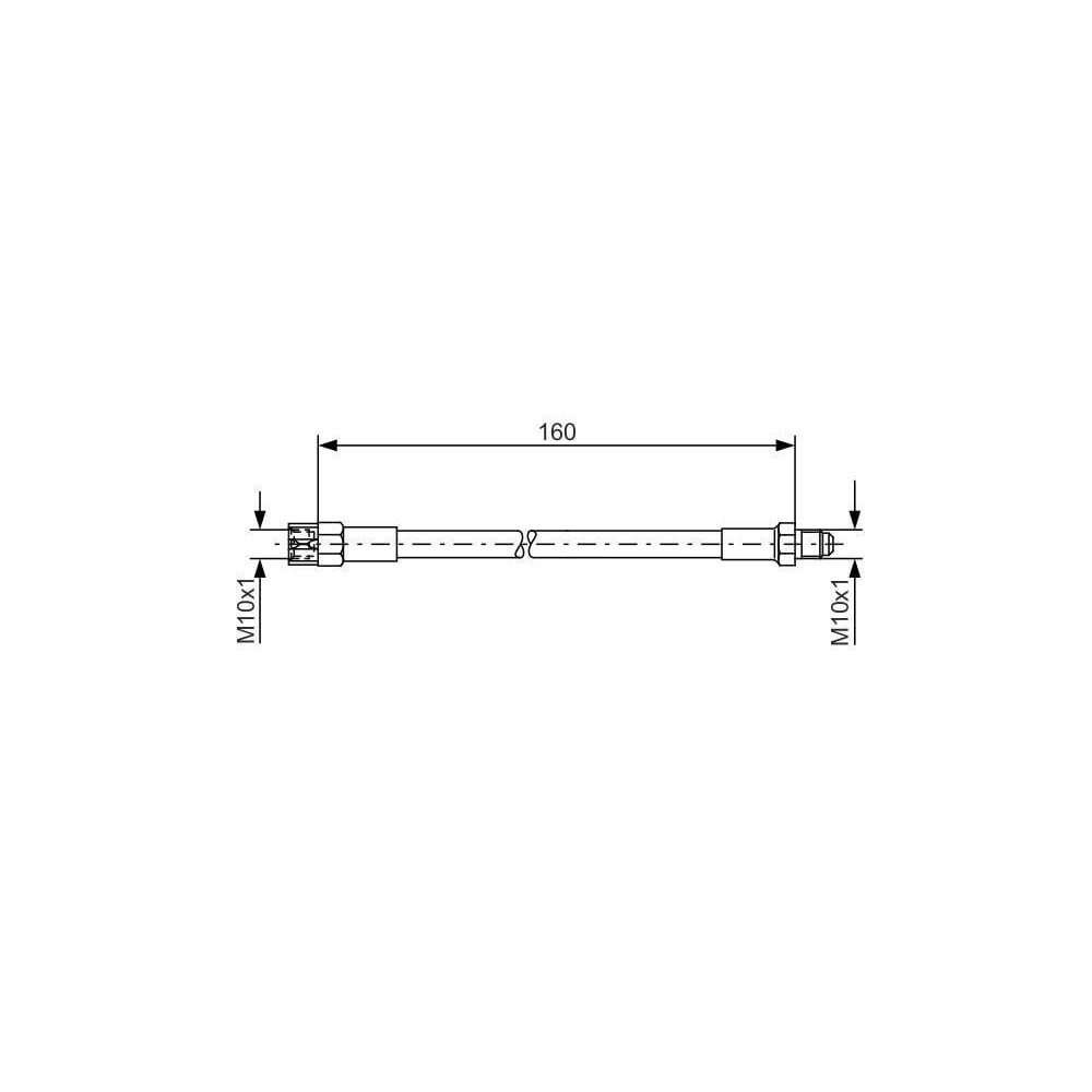 Bosch Fren Hortumu Arka VW A80 1988-1992 893611775A