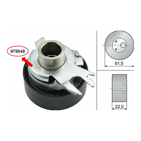 Ina Eksantrik Gergi Rulmanı VW Polo 1.4 AUD-AKP 1999-2001 030109243R