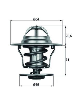 Termostat Golf4 Bora Passat Caddy T4 Polo Classıc  044121113