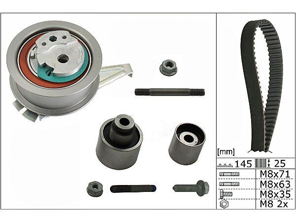 Ina Triger Seti 145 Diş Volkswagen Golf 7 - Passat - Tiguan - Caddy 530065010