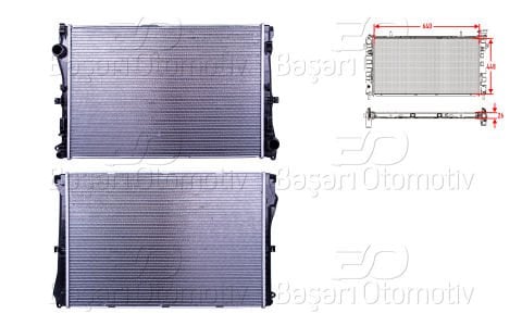 Su Radyatoru Brazıng Mt 640X448x26 Mercedes-Benz C 995001703