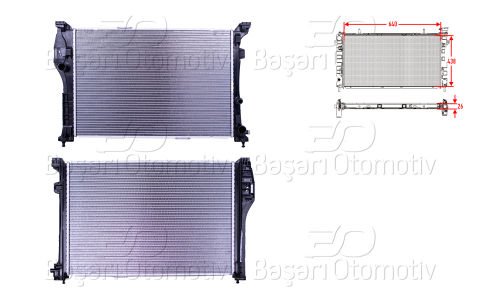Su Radyatoru Brazıng Mt 640X438x26 Mercedes-Benz G 995006603