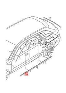 Kapı Cam Fıtılı Ön Sol A6 11- Ioe-Vw 4G08532832ZZ