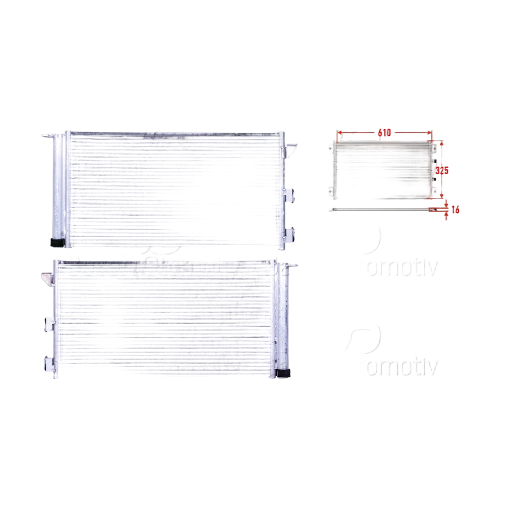 Klima Radyatörü Fiat Panda 1.2 - 1.3 Multijet - 1.4 2003-2012 46798100