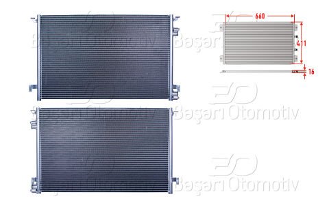 Klıma Radyatoru 660X411x16 Opel Vectra C Sıgnum 1.9  1850077