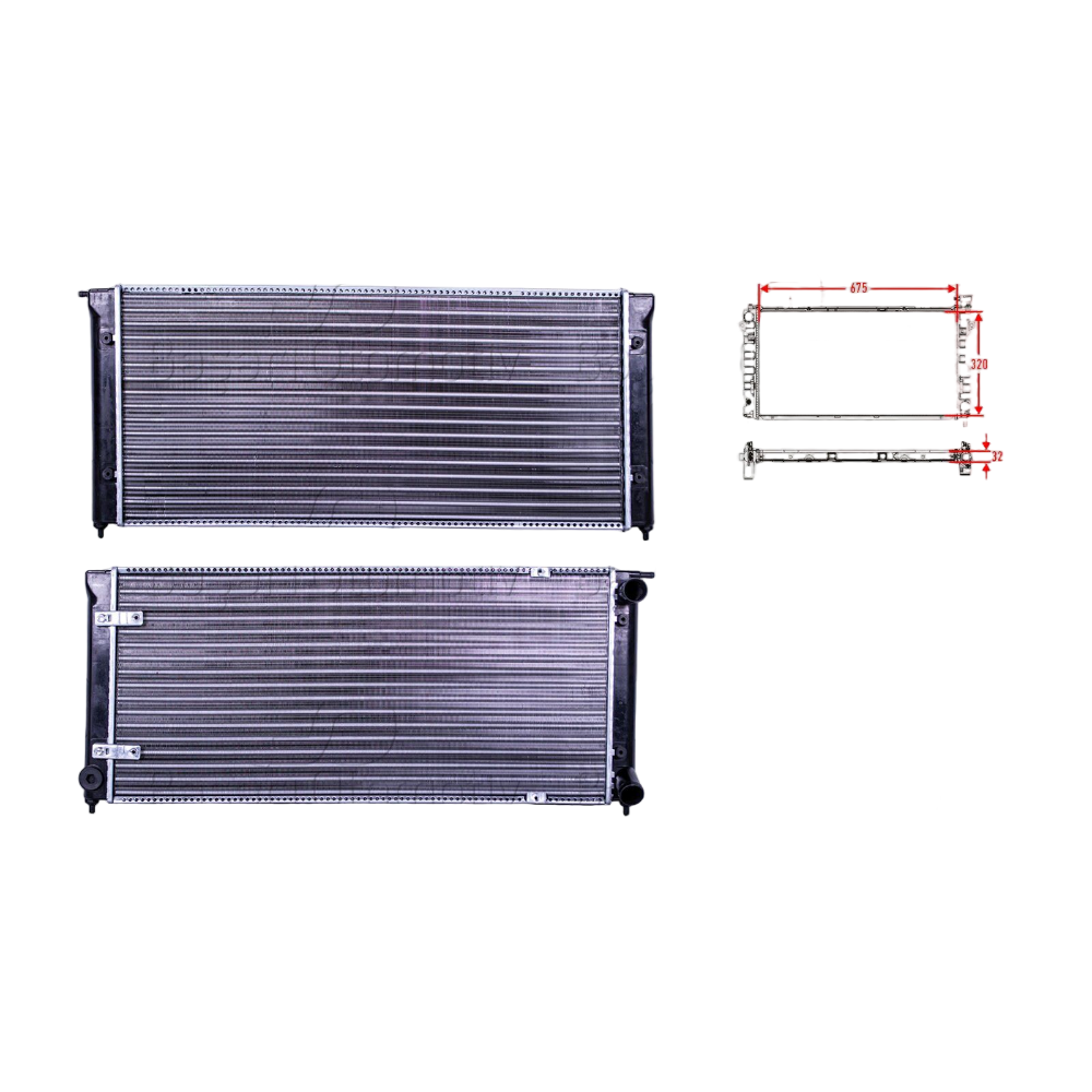 Su Radyatörü Mekanik VW Golf 2 1.6 TD 1983-1992 191121253J