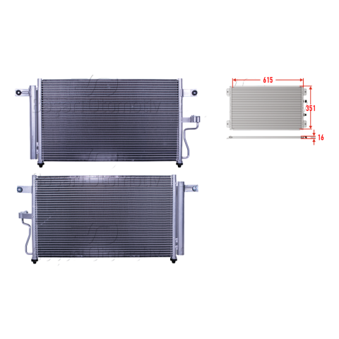 Klima Radyatörü Hyundai Accent 2 1.3 - 1.5 - 1.6 2000-2005 97606-25500