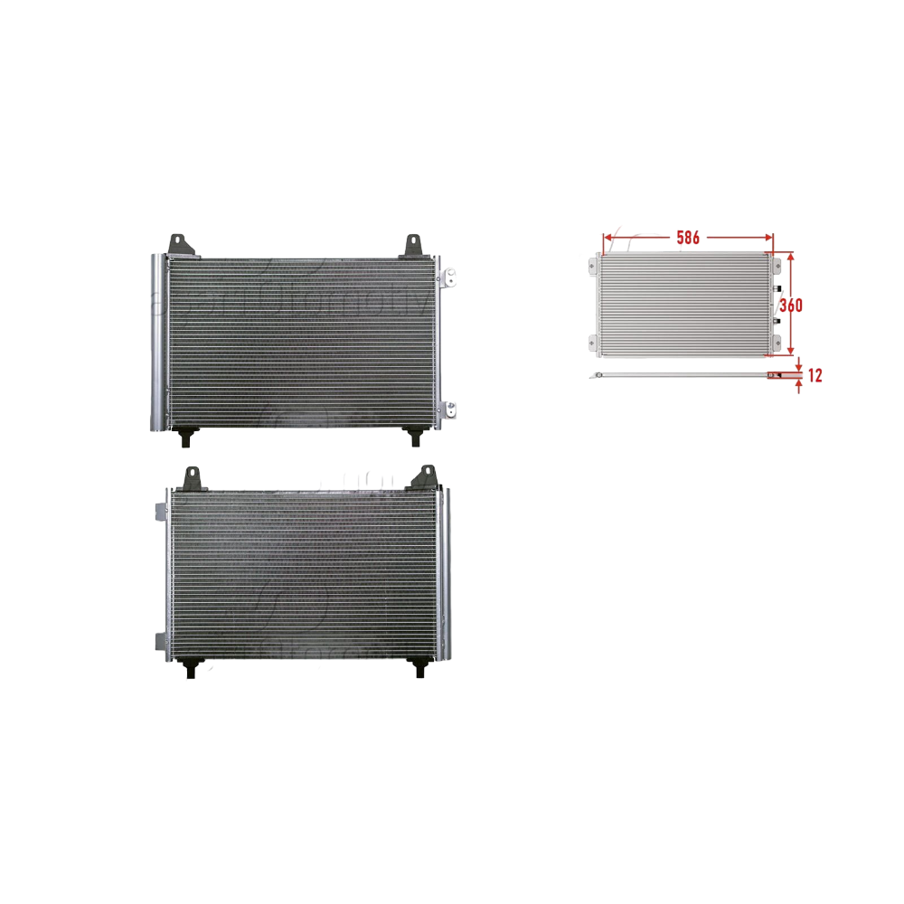 Klima Radyatörü Opel Corsa F - Peugeot 208 - 2008 - Citroen C4 1.2 1.5 2019- 941296
