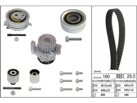 Polo Golf6 Jetta Passat T5 Crafter Amarok A3 A4 Leon Trıger Setı 10- [Contıtech] [03L198119A]