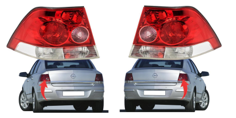 Arka Stop Lambası Takımı Sağ Sol Opel Astra H Sedan 2007-2014 93345893