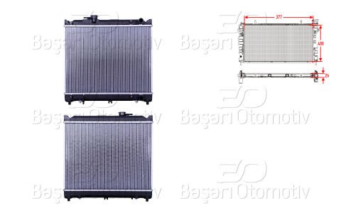 Su Radyatoru Brazıng At 377X488x26 Suzukı Vıtara (Et)  17700