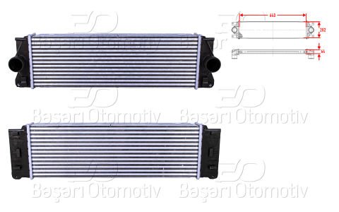 Turbo Radyatoru (Intercooler) 640X202x64 Vw Crafte 2E0145804