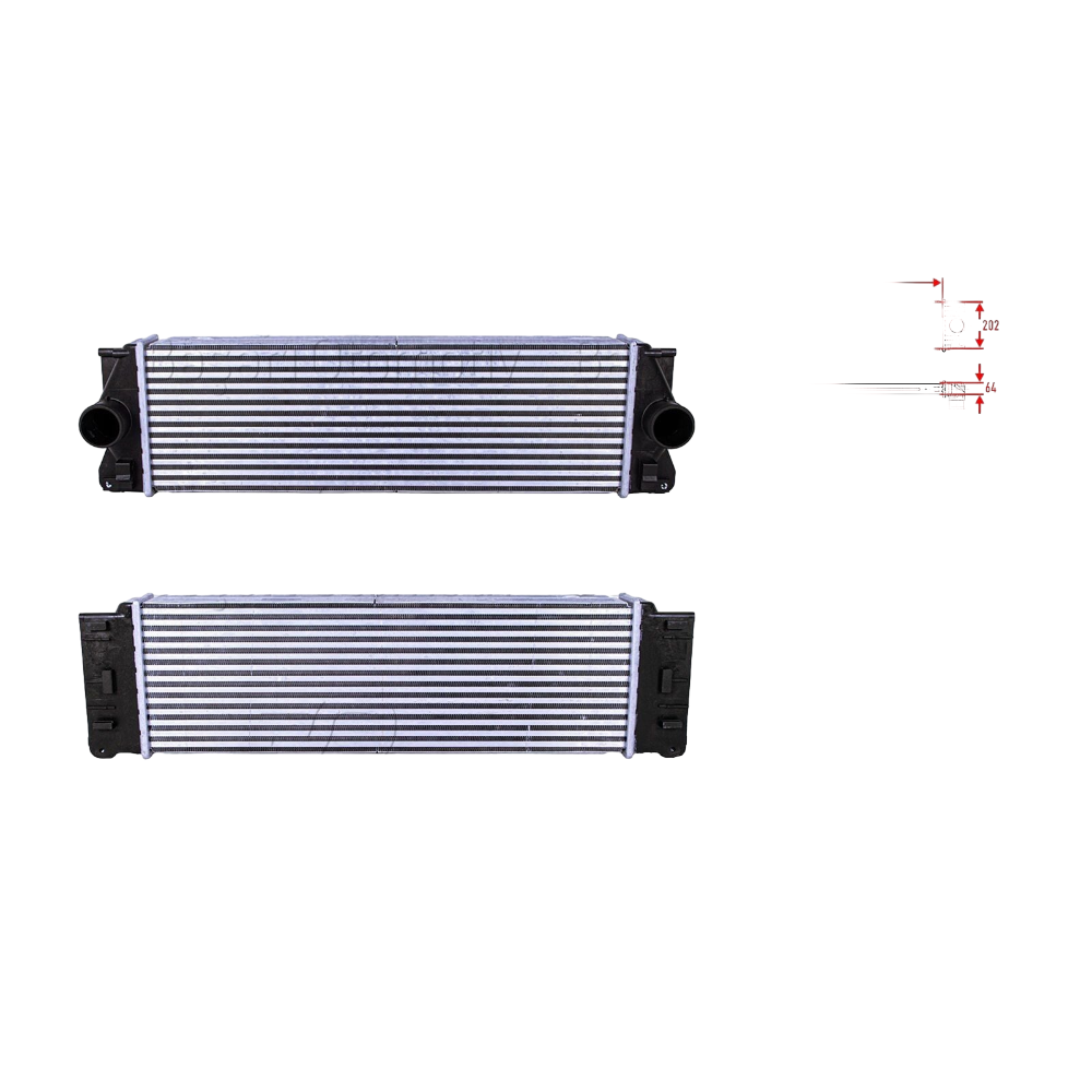 Turbo Radyatörü Intercooler VW Crafter - Sprinter 2.5TDI 2006- 1110773 2E0145804