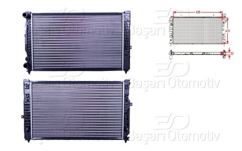 Su Radyatörü Vw Passat Audi 8D0121251Q - Uygun Fiyat
