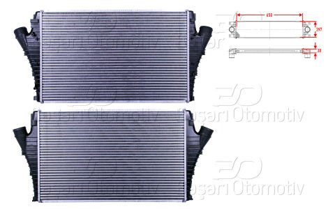 Turbo Radyatoru (Intercooler) 650X397x30 Opel Sıgnu 12765753