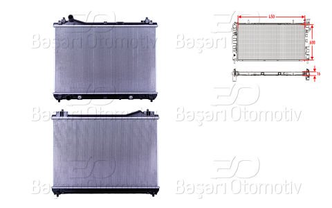 Su Radyatoru Brazıng At 450X688x16 Suzukı Grand Vıtara 2 (Jt) [17700]