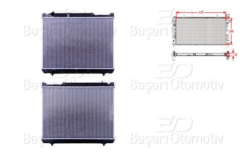 Su Radyatoru Brazıng Mt 425X598x26 Suzukı Grand Vıtara 17700