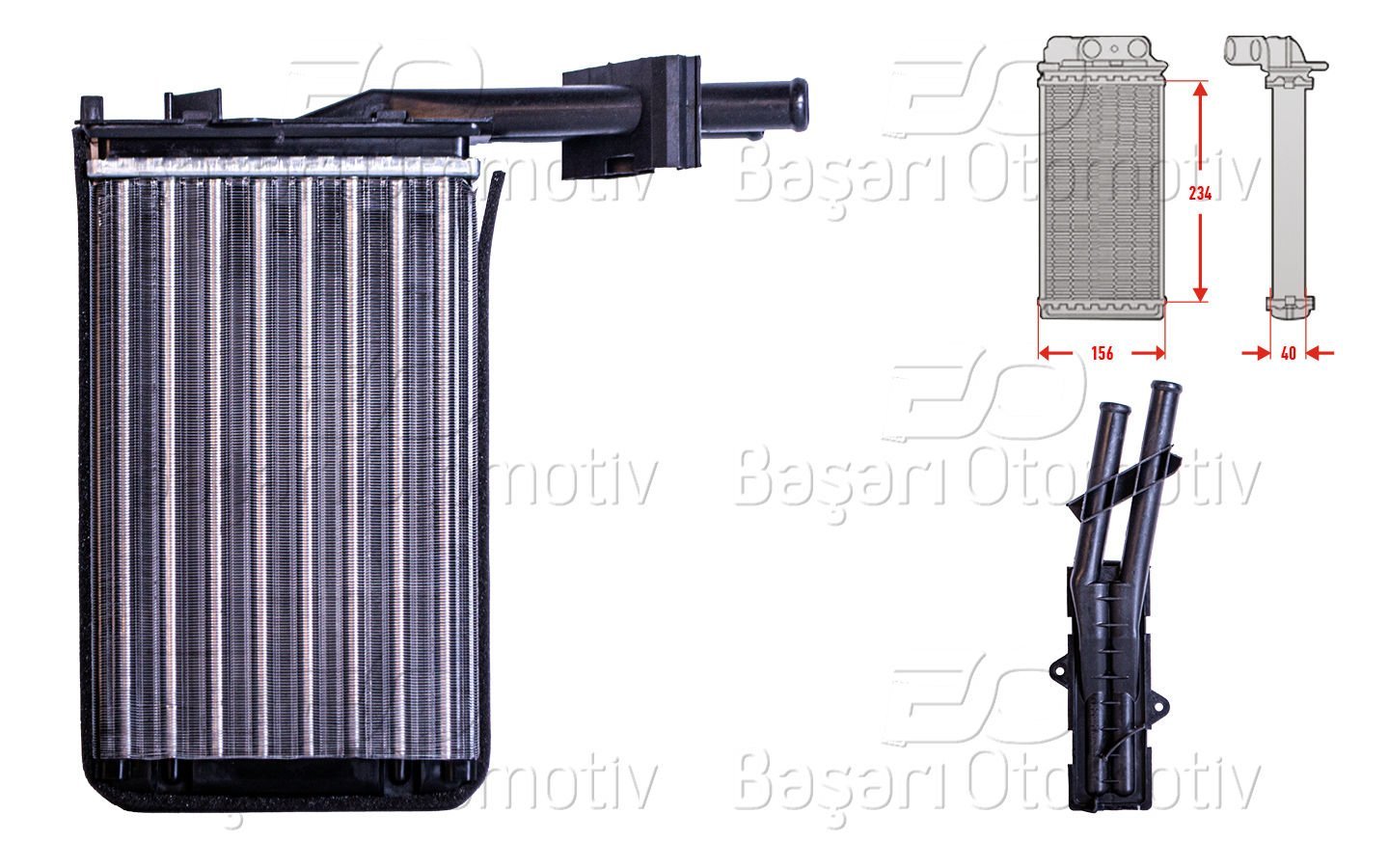 Kalorıfer Radyatoru Mekanık Mt-At 234X156x40 Mm R 7701032297
