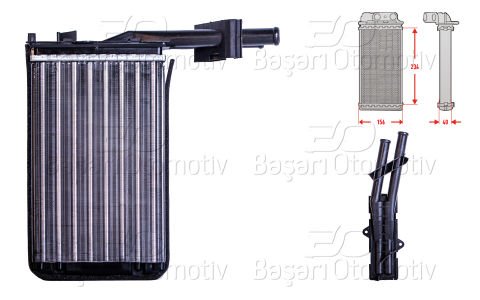 Kalorıfer Radyatoru Mekanık Mt-At 234X156x40 Mm R 7701032297