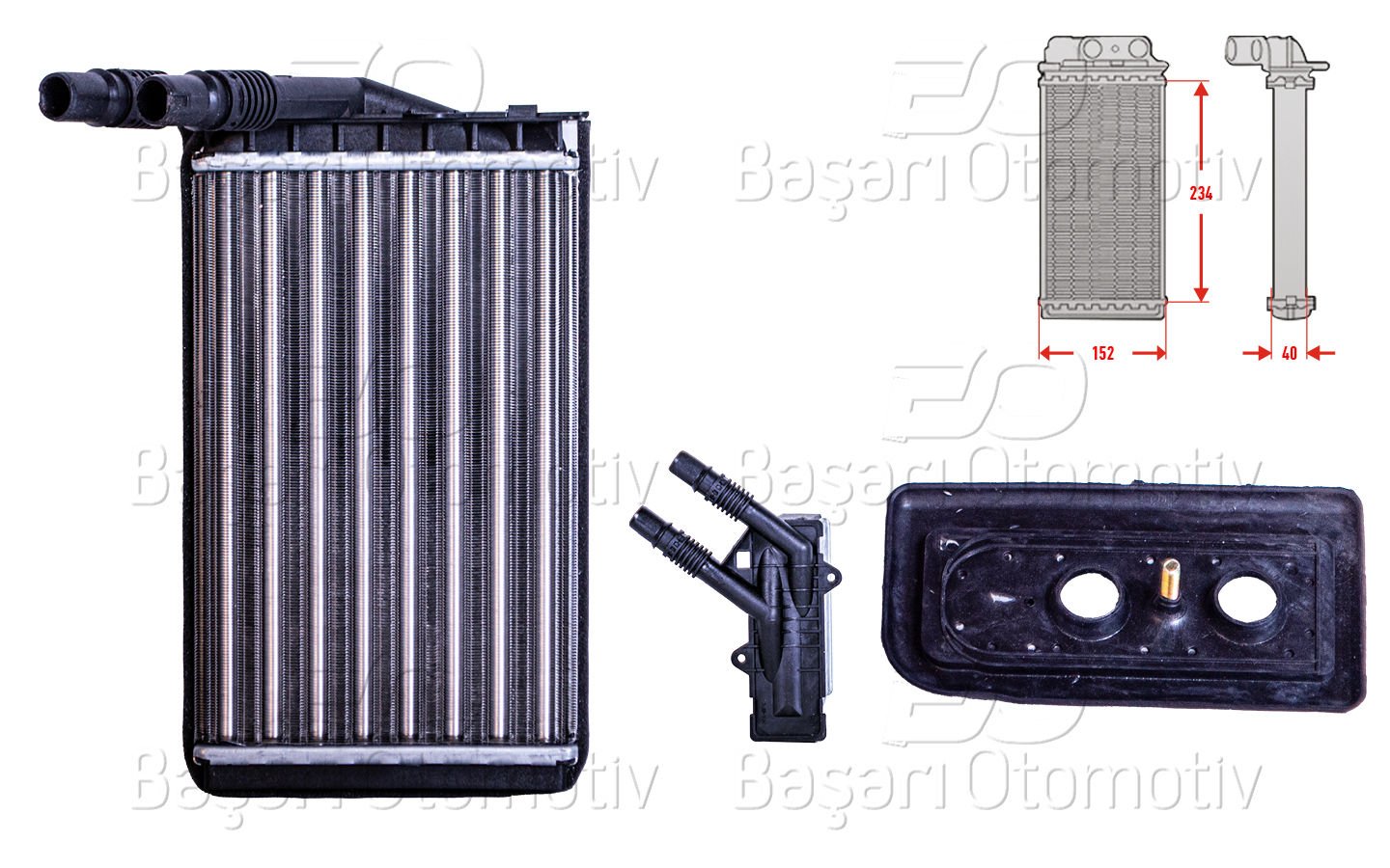 Kalorıfer Radyatoru Mekanık Mt-At 234X152x40 Mm R 7701205538