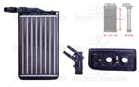 Kalorıfer Radyatoru Mekanık Mt-At 234X152x40 Mm R 7701205538