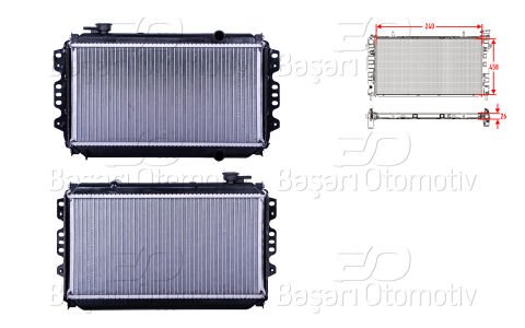 Su Radyatoru Brazıng Mt 240X458x26 Suzukı Carry (Ed) [17700]