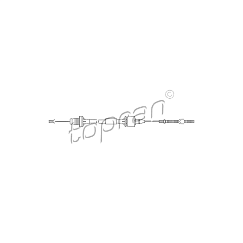 Topran Debriyaj Teli Opel Corsa B - Combo B 205612