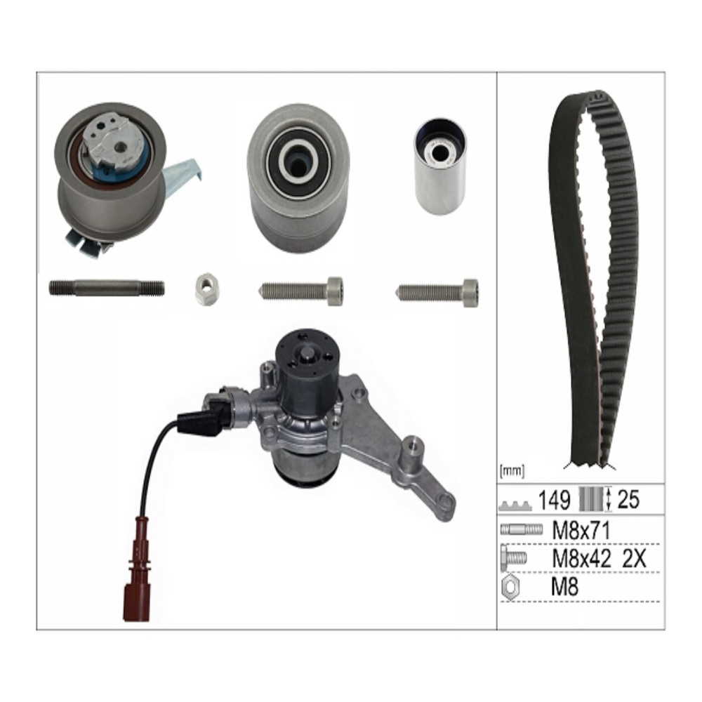 Ina Triger Seti ve Devirdaim VW Caddy - Passat - Tiguan - Audi A3 - A4 - A5 2.0 TDI 2016-2016 05L198119B