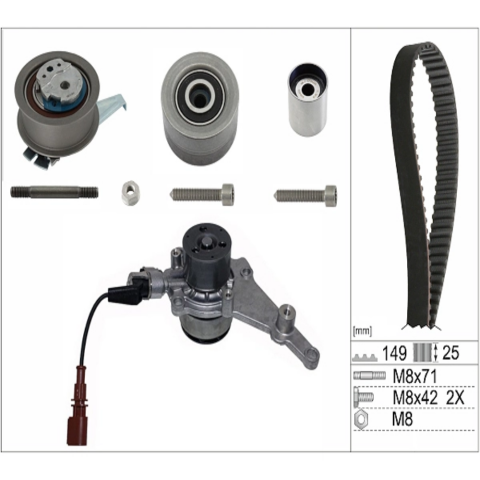 Ina Triger Seti ve Devirdaim VW Caddy - Passat - Tiguan - Audi A3 - A4 - A5 2.0 TDI 2016-2016 05L198119B