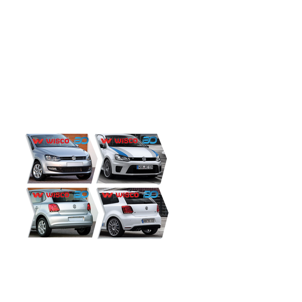 Tampon Seti Komple (Ön-Arka-Yan) Sissiz VW Polo WRC 2009-2018 6C0807217 6C0807221 6R0807217 6R0807221