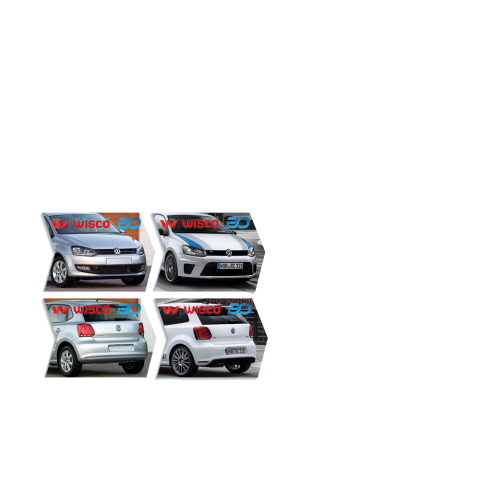 Tampon Seti Komple (Ön-Arka-Yan) Sissiz VW Polo WRC 2009-2018 6C0807217 6C0807221 6R0807217 6R0807221