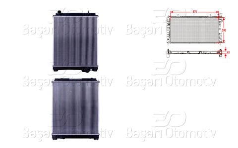 Su Radyatoru Brazıng Mt 575X508x48 Cercevesız Mıtsu ME418713