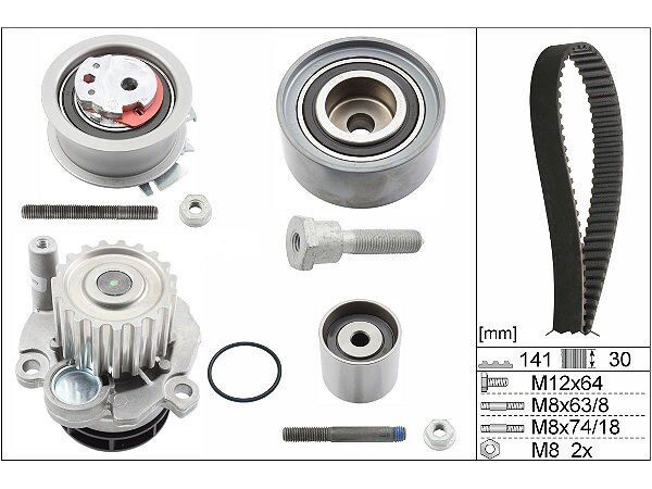 Ina Triger Seti ve Devirdaim VW Passat - Golf 5 - Jetta - Audi A3 2.0 TDI 2007-2011 03G198119A