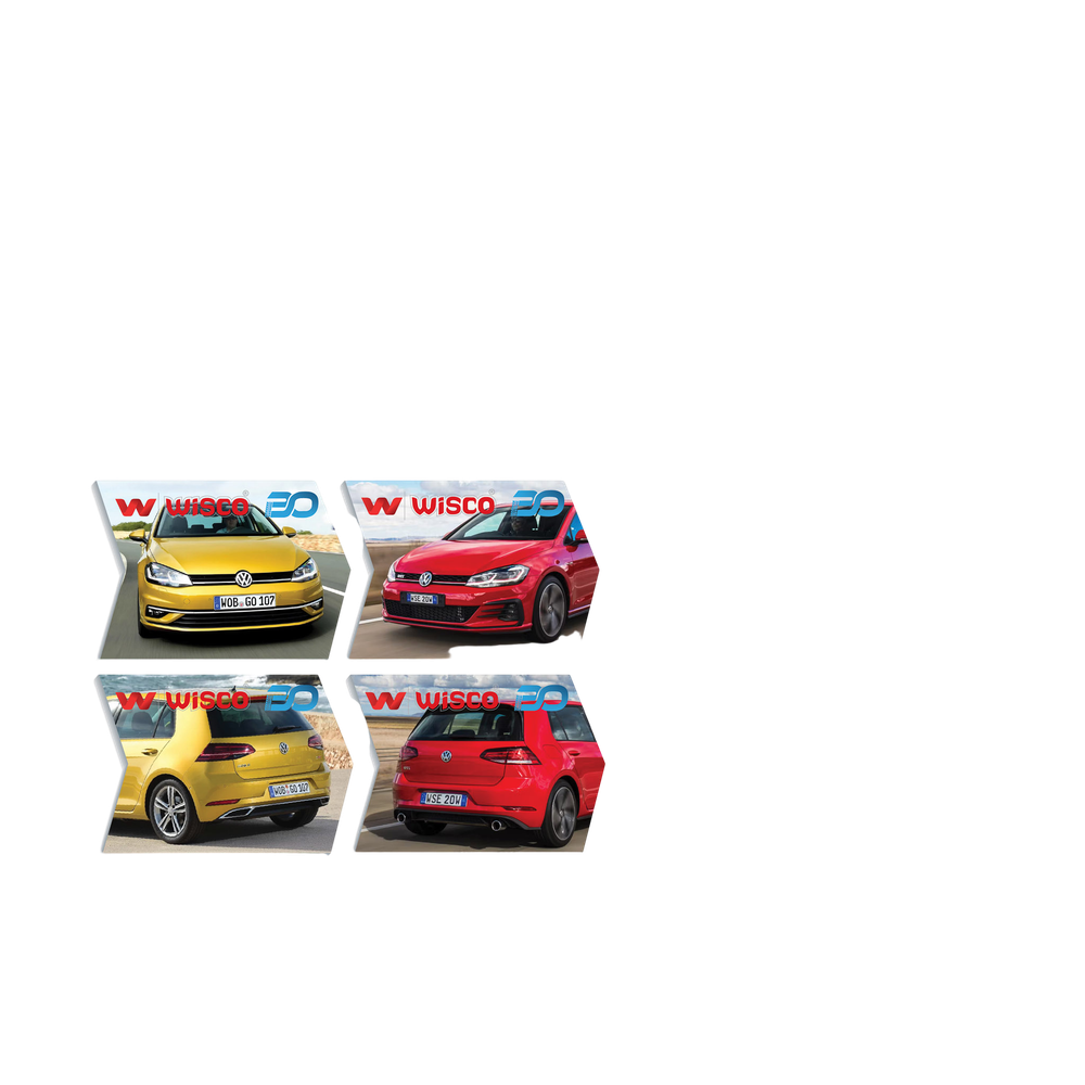 Tampon Seti Komple (Ön-Arka-Yan) VW Golf 7.5 GTI 2017-2020 5G0807217 5G0807221