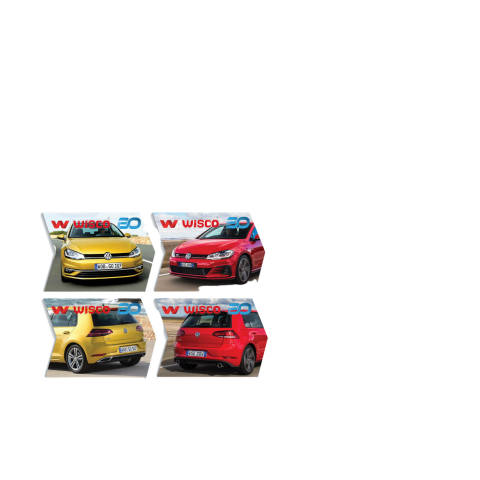 Tampon Seti Komple (Ön-Arka-Yan) VW Golf 7.5 GTI 2017-2020 5G0807217 5G0807221