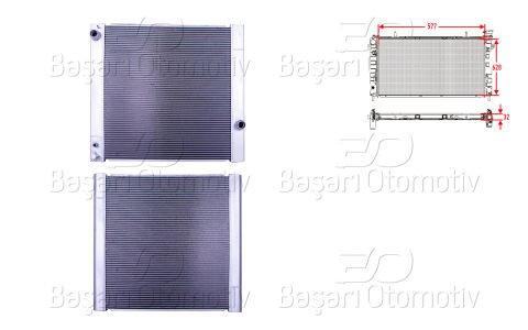Su Radyatoru Brazıng Mt 577X628x32 Land Rover Rang PCC000850