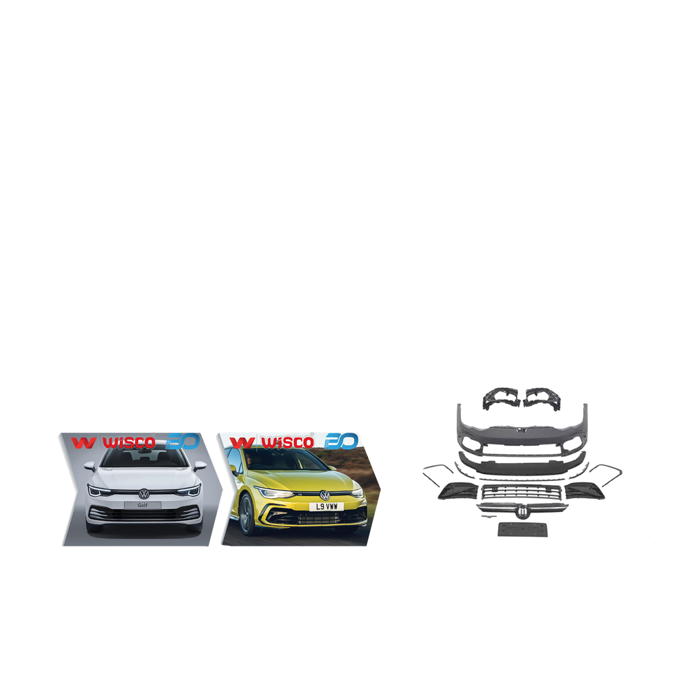 Tampon Seti Ön VW Golf 8 R-Line 2020- 5H0807217|5H0807221