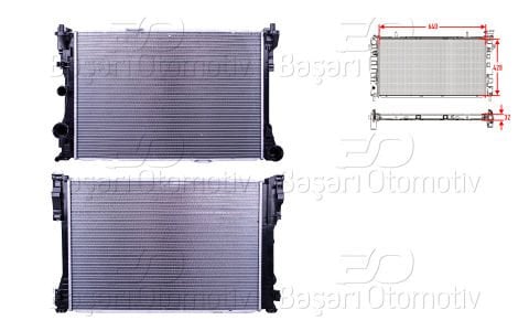 Su Radyatoru Brazıng Mt 640X428x32 Mercedes-Benz E 995002603