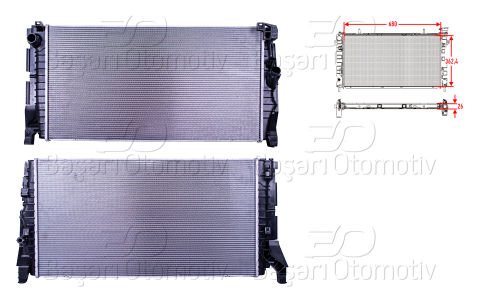 Su Radyatoru Brazıng Mt 680X362,4X26 Mını Cooper 17118645783