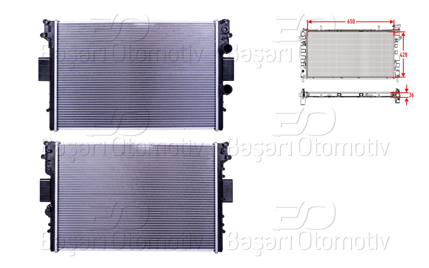 Su Radyatoru Brazıng Mt 650X428x36 Iveco Daıly 3 2. 99488591