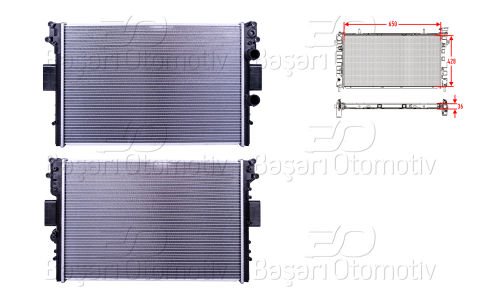Su Radyatoru Brazıng Mt 650X428x36 Iveco Daıly 3 2. 99488591
