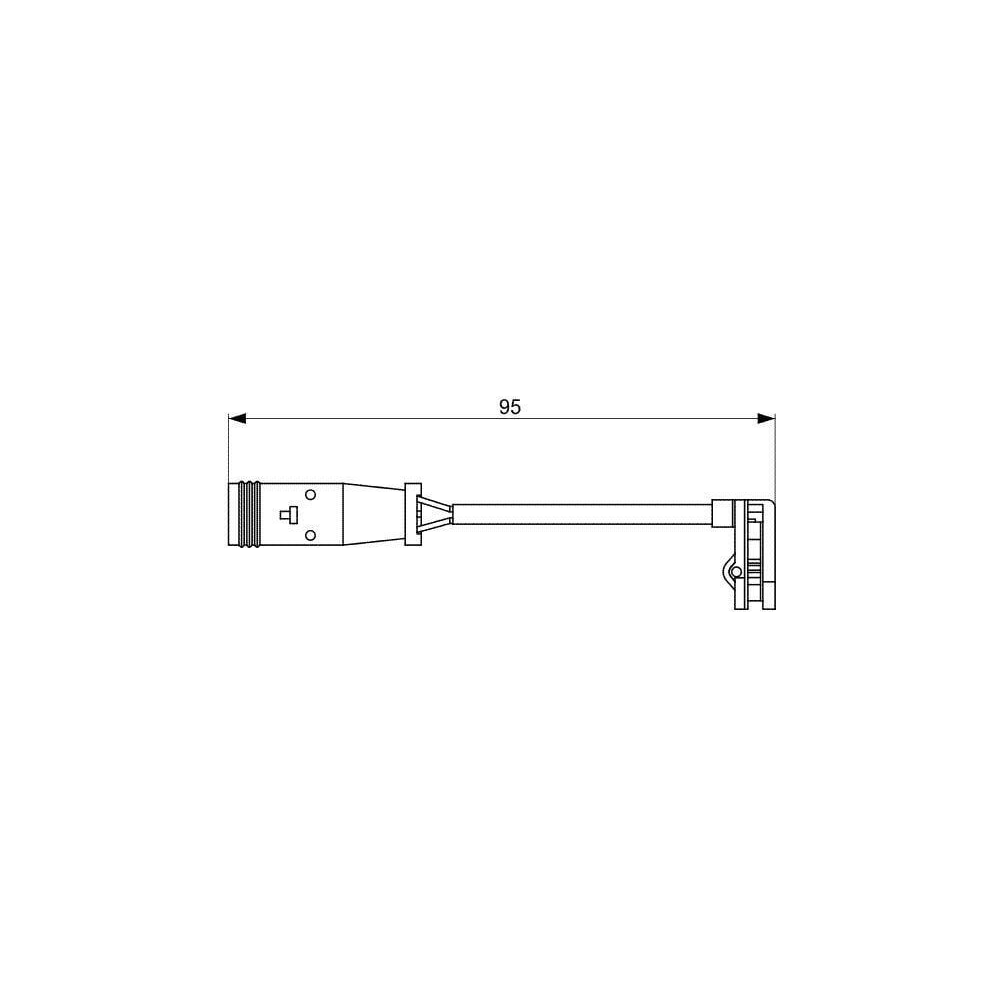 Bosch Fren Balata Fişi Arka VW Crafter - Sprinter 2006-2016 2E0906206G