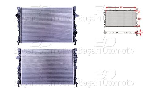 Land Rover Discovery Su Radyatörü LR075360 - Wisco