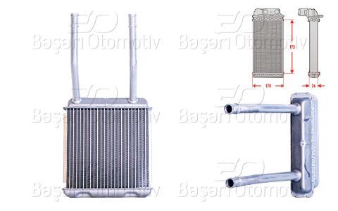 Kalorıfer Radyatoru Opel Astra F 91 > 1806116