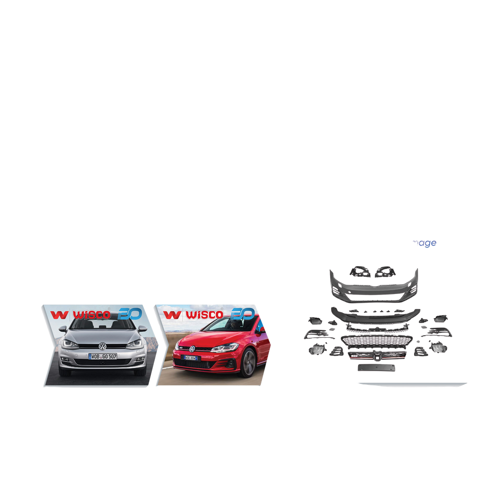Tampon Seti Ön VW Golf 7.5 GTI - Golf 7 2013-2017 5G0807217 5G0807221