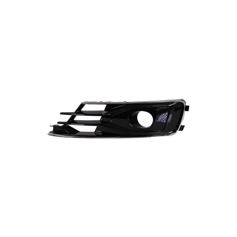 Tampon Izgarası Sol Sisli Piano Black + Krom Audi A6 2015- 1231030-00 4G0807647AT94