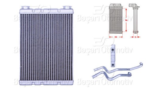 Kalorıfer Radyatoru Brazıng Borulu 200X154 Mm Re 271156272RT