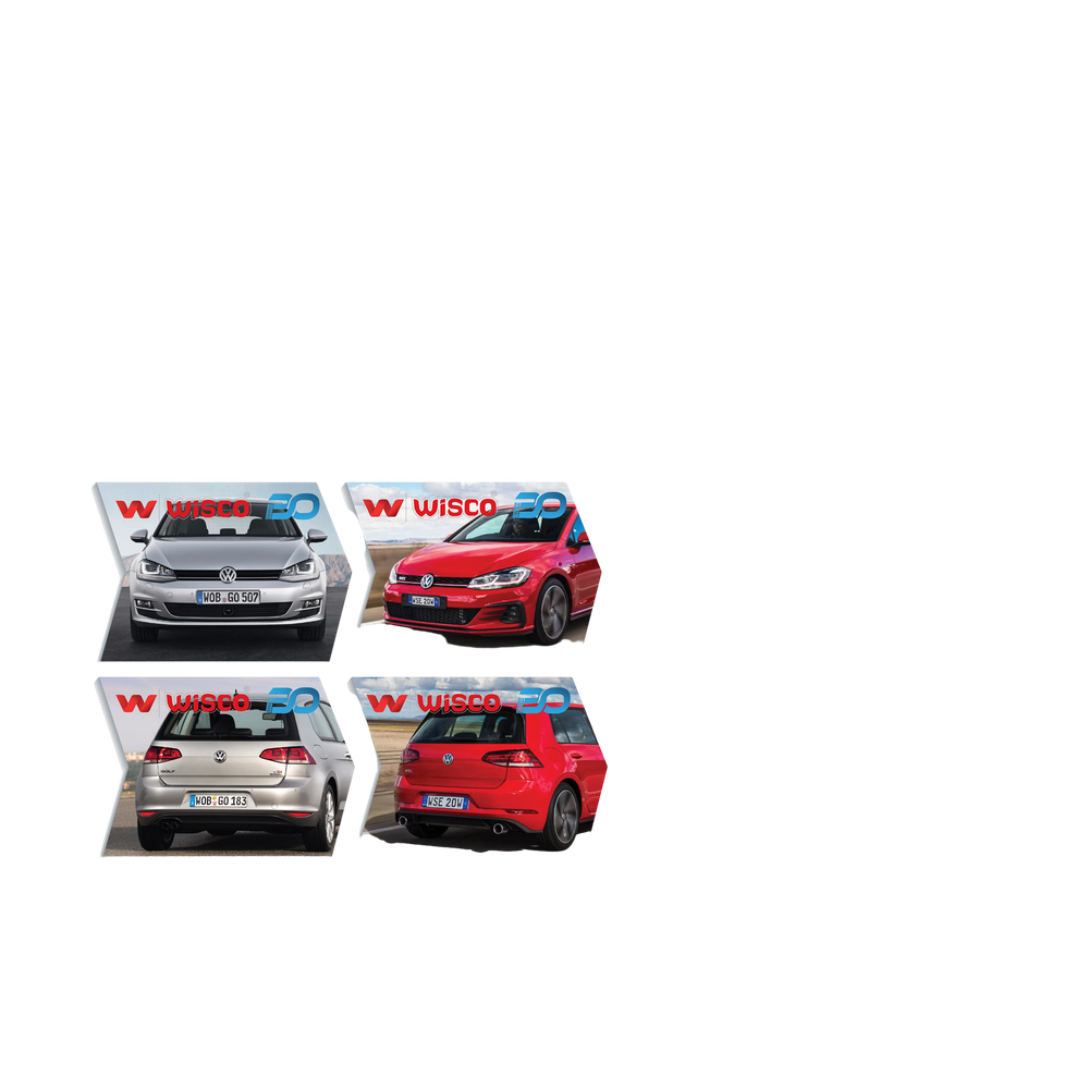 Tampon Seti Komple (Ön-Arka-Yan) VW Golf 7.5 GTI - Golf 7 2013-2017 5G0807217 5G0807221