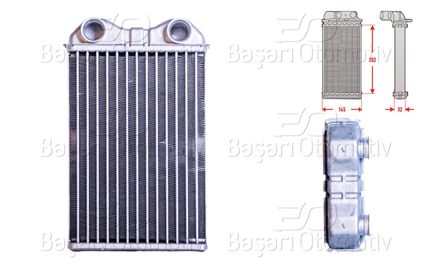 Kalorıfer Radyatoru Brazıng 200X147 Mm Mını Cooper ( 1497527